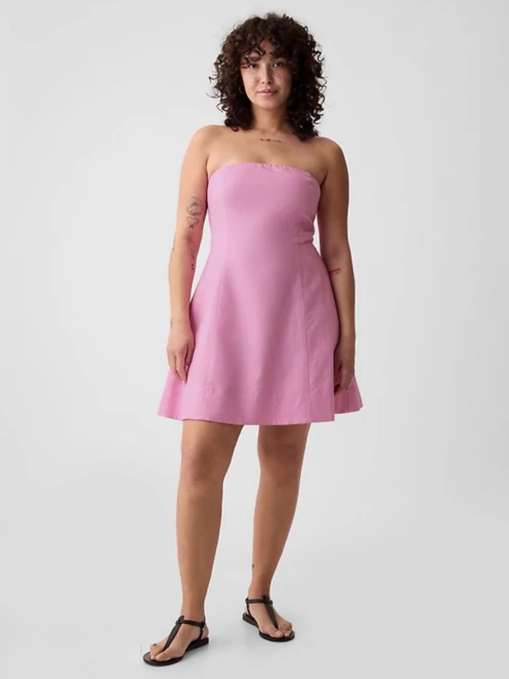 NWT Gap Linen-Cotton Mini Dress